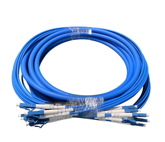 12芯礦用鎧裝光纜轉(zhuǎn)接跳線 LC-LC-SM-5M